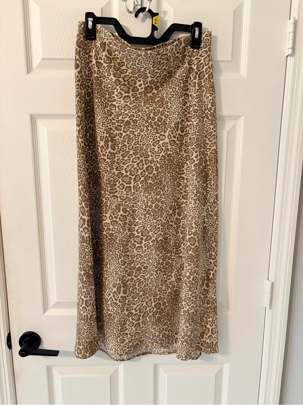 Rachel Zoe Leopard Print Maxi Skirt - Beige and Brown